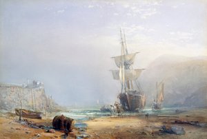 Mglisty poranek na wybrzeżu Devon, 1853