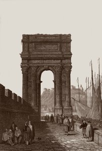 Łuk Trajana autorstwa Samuel Prout