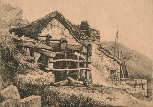 W Tintagel, 1816 autorstwa Samuel Prout