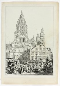 Katedra w Mayence autorstwa Samuel Prout