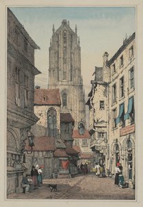 Facimilia szkiców wykonane we Flandrii i Niemczech: Kopuła, Francfort, ok. 1930 1833. autorstwa Samuel Prout