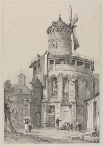 Faksymile szkiców wykonanych we Flandrii i Niemczech: On the Walls, Kolonia autorstwa Samuel Prout