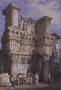 Forum Nerwy, Rzym autorstwa Samuel Prout