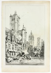 Gandawa autorstwa Samuel Prout