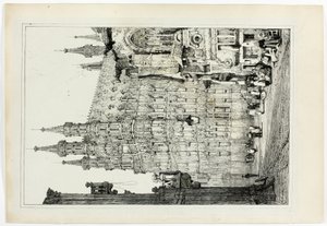 Ratusz, Leuven autorstwa Samuel Prout