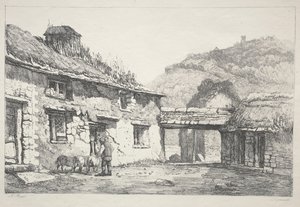 Lynmouth, 1819. autorstwa Samuel Prout