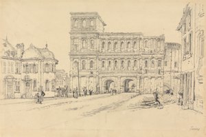 Porta Nigra w Trewirze autorstwa Samuel Prout