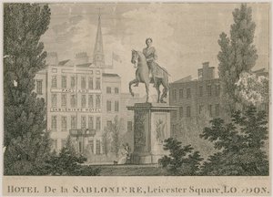 Hotel de Sablonniere, Leicester Square, Londyn