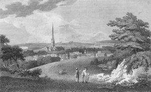 Salisbury, z London Road, 1805