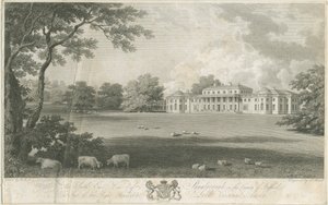 Shugborough Hall: grawerowanie, bd [ok. 1802] autorstwa Samuel Rawle