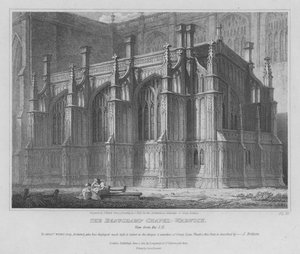 Kaplica Beauchamp, Kościół Mariacki, Warwick (rycina) autorstwa Samuel Rawle