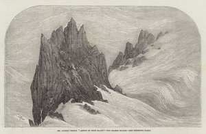 Podejście Pana Alberta Smitha na Mont Blanc, Grands Mulets autorstwa Samuel Read