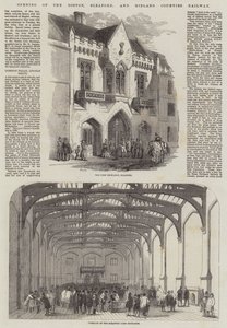 Otwarcie kolei hrabstw Boston, Sleaford i Midland autorstwa Samuel Read