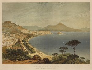 Zatoka Neapolitańska (chromolitho)