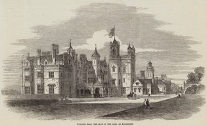 Worsley Hall, siedziba hrabiego Ellesmere autorstwa Samuel Read