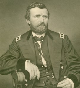 Generał Ulysses S. Grant (przycięty) autorstwa Samuel Sartain