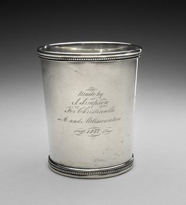 Kubek, ok. 1857 (srebrny) autorstwa Samuel Simpson