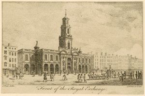 Front Royal Exchange, Londyn autorstwa Samuel Wale