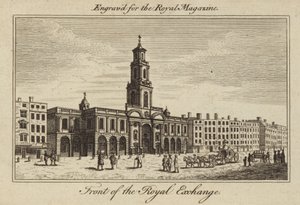 Front Royal Exchange w City of London autorstwa Samuel Wale