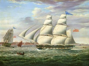 Barka "Andromeda" w dwóch pozycjach autorstwa Samuel Walters
