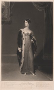 Georgiana Elżbieta Księżna Newcastle autorstwa Samuel William Reynolds
