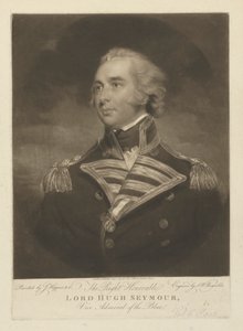 wiceadmirała lorda Hugh Seymoura autorstwa Samuel William Reynolds