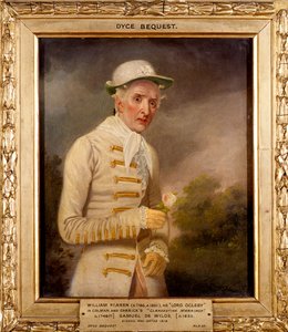 William Farren jako Lord Ogleby w „Potajemnym małżeństwie”. autorstwa Samuel de Wilde