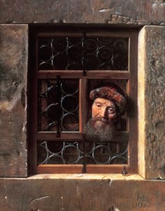 Mężczyzna przy oknie, 1653