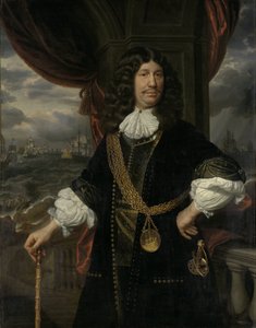 Portret Mattheusa van den Broucke (1620-1685). Radny Indii autorstwa Samuel van Hoogstraten