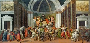 The Story of Virginia, ok. 1500 r. (tempera na desce) autorstwa Sandro Botticelli