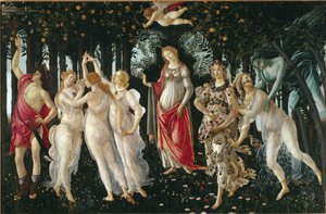 Wiosna (Detal) - tempera onwood autorstwa Sandro Botticelli