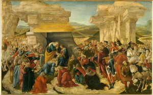Adoracja Trzech Króli autorstwa Sandro Botticelli