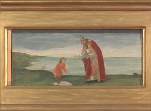 Święty Augustyn i chłopiec na plaży autorstwa Sandro Botticelli