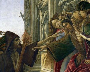 Zniesławienie Apellesa autorstwa Sandro Botticelli