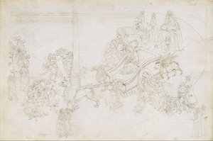 Ilustracje do „Boskiej komedii” Dantego (Purgatorium, pieśń 31) autorstwa Sandro Botticelli