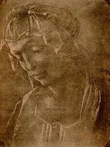 Głowa kobiety autorstwa Sandro Botticelli