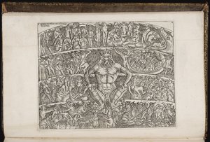 Ilustracja do piekła Dantego autorstwa Sandro Botticelli