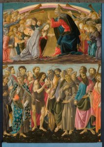 Koronacja Maryi ze świętymi autorstwa Sandro Botticelli