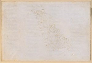 „Boska komedia”, „Raj”, XXII. Siódma sfera planetarna (niebo Saturna): relacja św. Benedykta; wzniesienie się po drabinie Jakuba do nieba gwiazd stałych autorstwa Sandro Botticelli