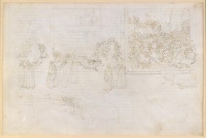 „Boska komedia”, „Czyściec”, pieśń X. Pierwszy krąg Czyśćca: marmurowe płaskorzeźby; pokuta pysznych autorstwa Sandro Botticelli