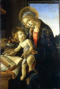 Madonna z Dzieciątkiem Madonna z Księgi, 1483. autorstwa Sandro Botticelli