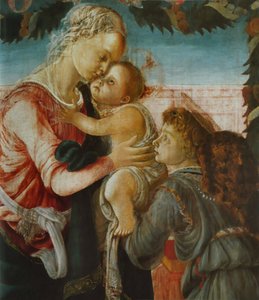 Madonna z Dzieciątkiem i aniołem autorstwa Sandro Botticelli