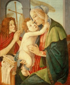 Madonna z Dzieciątkiem i Johannesknaben autorstwa Sandro Botticelli