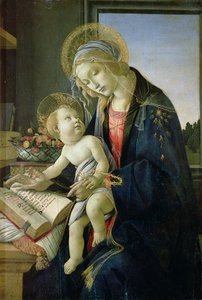 Madonna z Księgi (Tempera i olej na desce) 1480-81