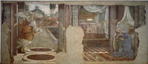 Zwiastowanie przez S. Martino autorstwa Sandro Botticelli