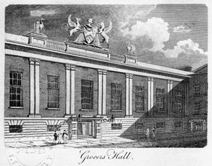Grocers Hall, City of London, 1811.