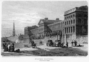 Szpital św. Łukasza, Old Street, Finsbury, Londyn, 1815.