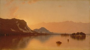 Isola Bella w jeziorze Maggiore, 1871.