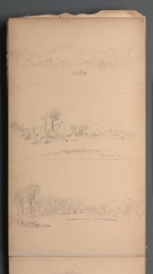 Szkicownik, strona 05: "Bethel ME 19 sierpnia" autorstwa Sanford Robinson Gifford