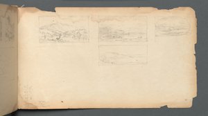 Szkicownik, strona 40: Krajobraz Maine autorstwa Sanford Robinson Gifford